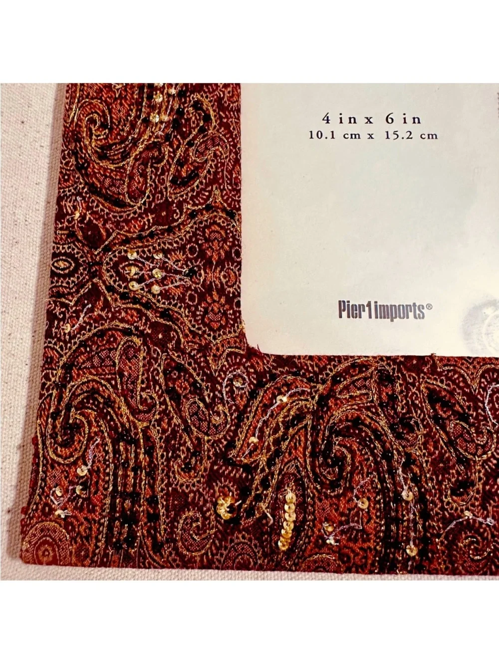 Pier 1 Imports | Frame | Jamavar Embroidered Desk Frame